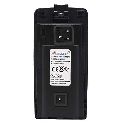 Aimtobest Rln6305 2200Mah Li Ion Battery Compatible For Motorola Cp110 Rdm2070D Rdu2020 Rdu2080D Rdu4100 Rdu4160D Rdv2020 Rdv5100 Radio