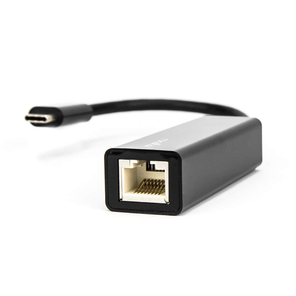 Rocstor Y10A174-B1 USB-C to Gigabit Network Adapter USB 3.1 Black Plug & Play