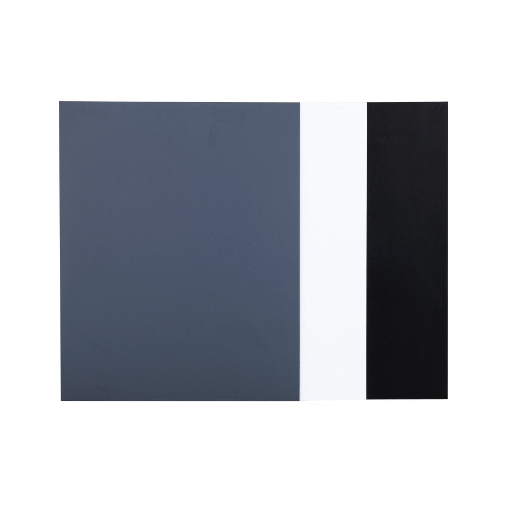 Jjc 10'' X 8'' Pvc White Balance Card Set For Achieving Perfect Color Balance In Your Photos   Including An 18% Neutral Grey Car