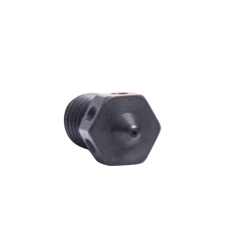 1Piece Hardened Steel Nozzle V6 Nozzle 0.25/0.4/0.5/0.6Mm For 1.75Mm V6 Hotend Prusa Printing Pei Peek Or Carbon Fiber Filament