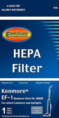 Envirocare Replacement Hepa Vacuum Cleaner Filter Designed To Fit Kenmore Ef 1 For Select Canisters And Uprights