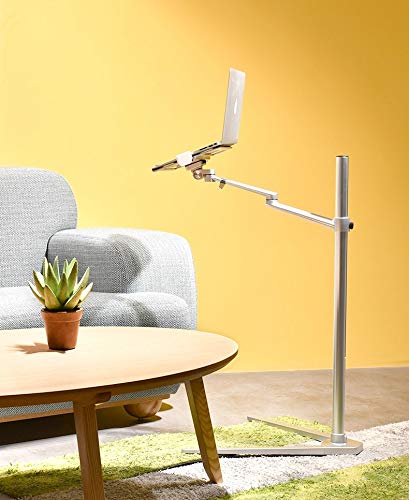 Magichold 3 In 1 360 Degree Rotating Height Adjustable Laptop Tablet Stand For Bed,Floor,Compatible With Ipad Pro 12.9 Inch, Ipa