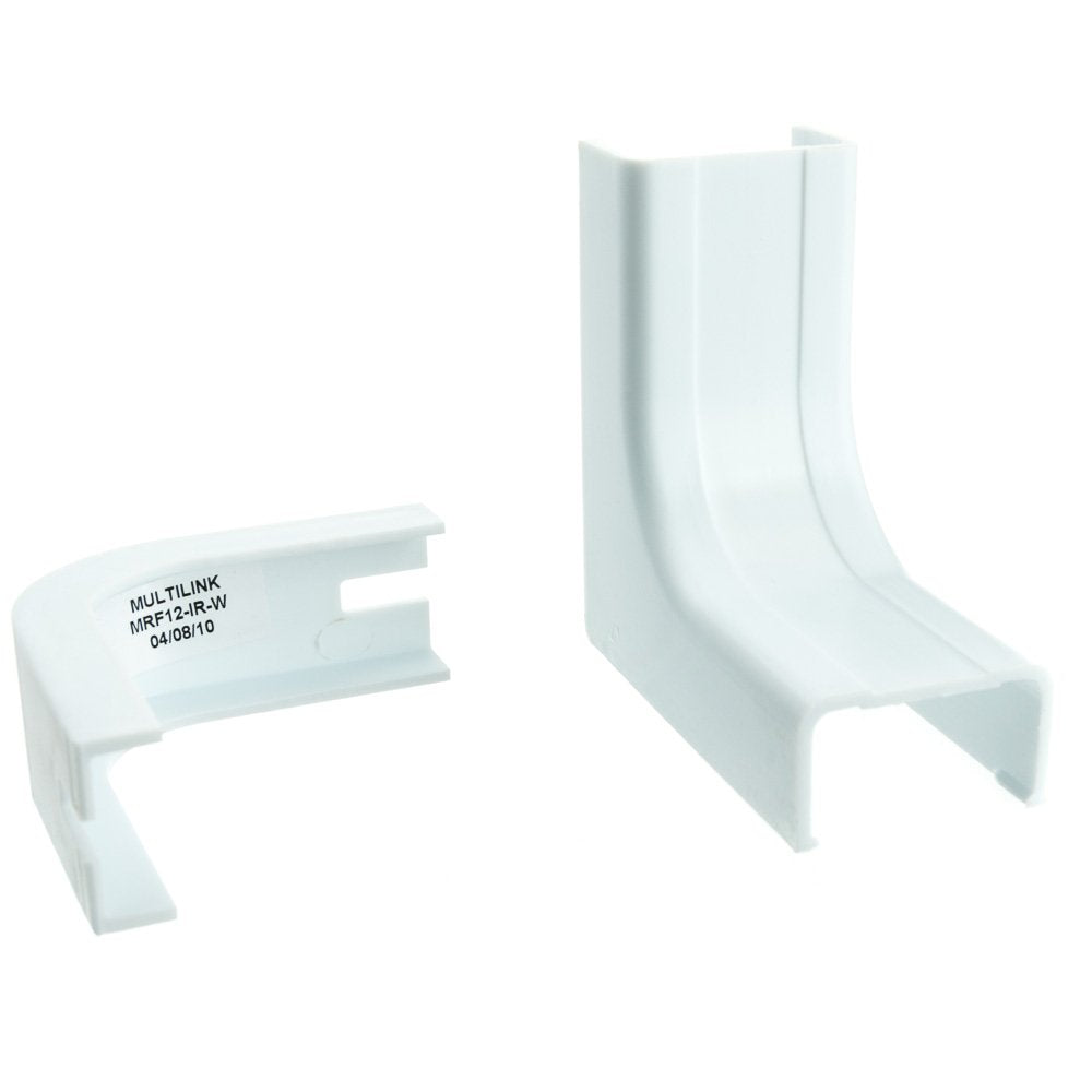 Cord Cover Cable Raceway, 1.25 Inch Surface Mount Cable Raceway Inside Corner/Base On Wall Cord Concealer, Cord Organizer/Wire H