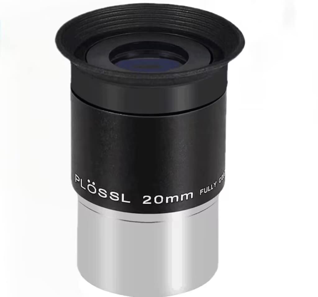 1.25'' 20Mm Plossl Telescope Eyepiece   4 Element Plossl Design   Threaded For Standard 1.25Inch Astronomy Filters
