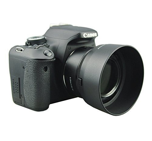 Fotasy Dedicated Bayonet Lens Hood For Canon Ef 50Mm F/1.8 Stm Lens, Canon 50Mm 1.8 Stm Lens Hood, Replacement Of Canon Es-68 Le