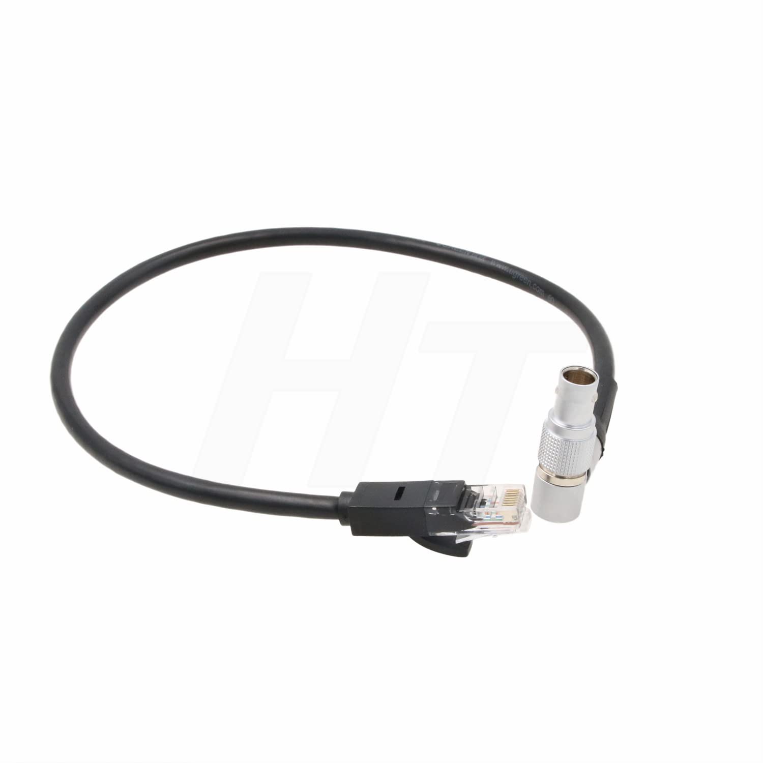 Hangton Teradek Colr Cat5E Ethernet Rj45 Cable To Arri Alexa Mini Camera 10 Pin Connector (40 Cm, Rotate Right Angle 10Pin)