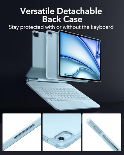 Esr Ipad Air 13 Inch Keyboard (M2, 2024), Ipad Air 13 Inch Case With Keyboard, Easy Set Magnetic Stand, Portrait/Landscape Mode,