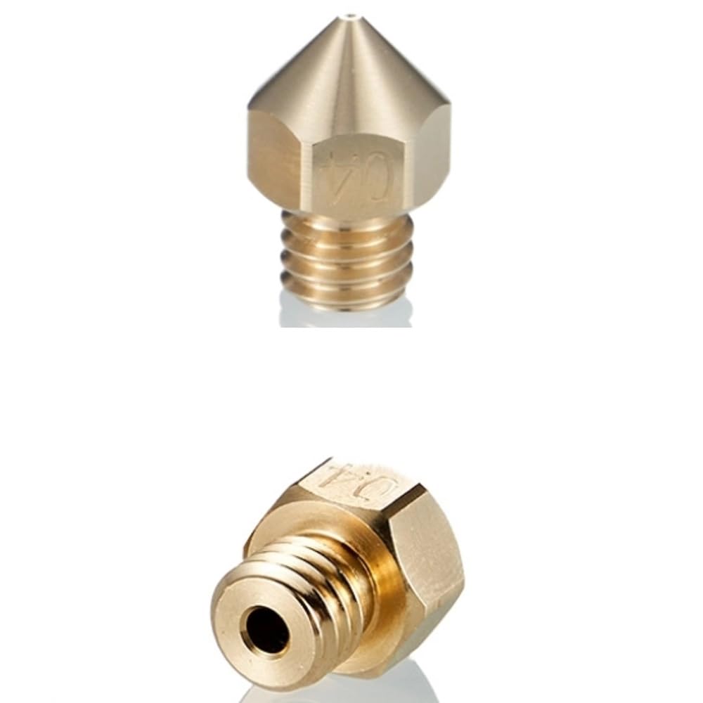 12Pcs Cr 10S Pro Nozzles 0.4Mm, M6 Cr 10S Pro 3D Printer Nozzles,Cr 10S Pro Hotend Extruder Nozzles 0.4Mm Only Compatible For Cr