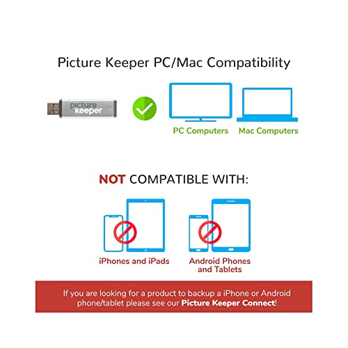 Picture Keeper Photo & Video Usb Flash Drive For Pcs, Apple, & Android Devices, 4Gb Thumb Drive