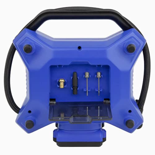Style Selections Kobalt 24V Cordless High Pressure Inflator - Battery Powered, Blue
