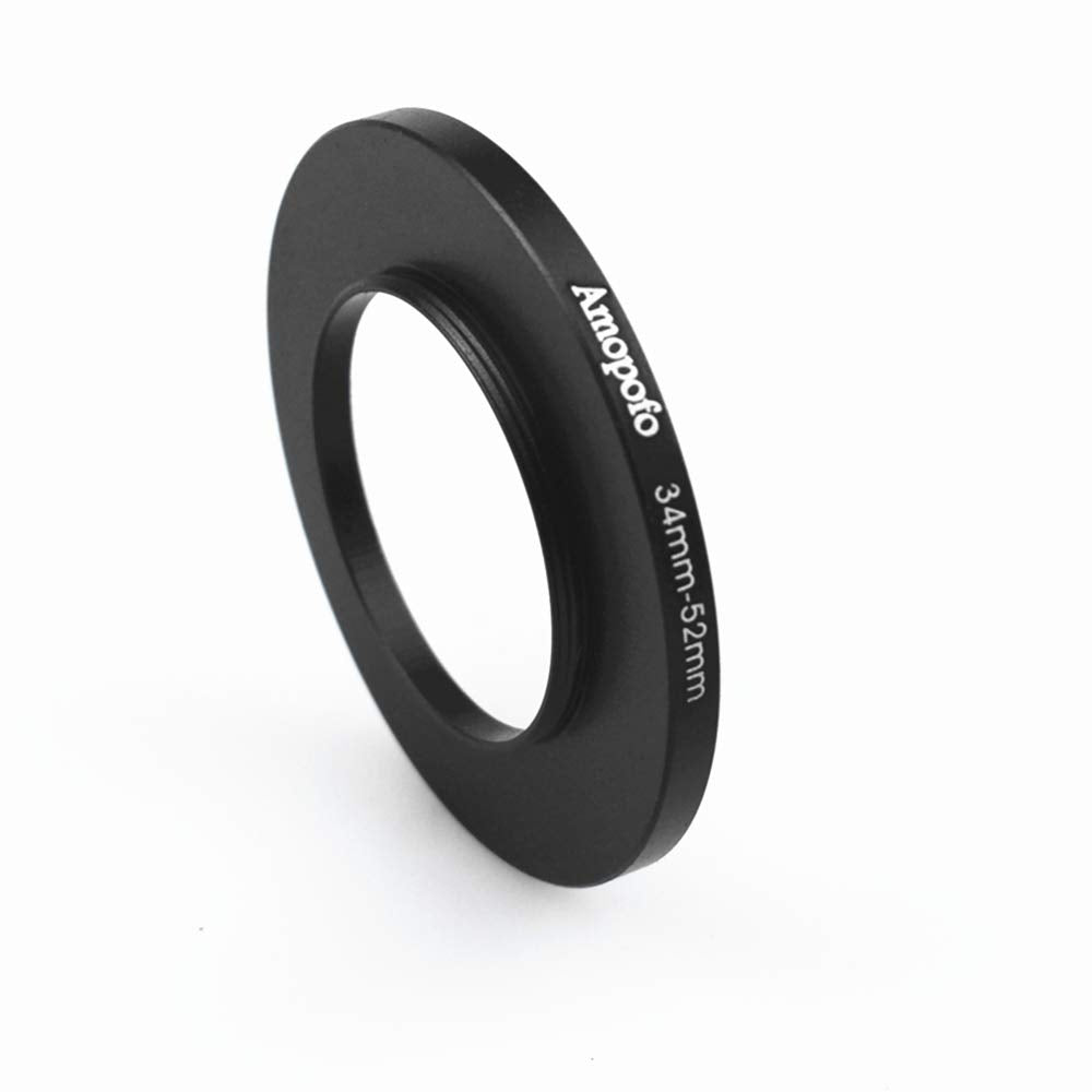 34Mm To 52Mm Camera Filters Ring Compatible All 34Mm Camera Lenses Or 52Mm Uv Cpl Filter Accessory,34 52Mm Camera Step Up Ring