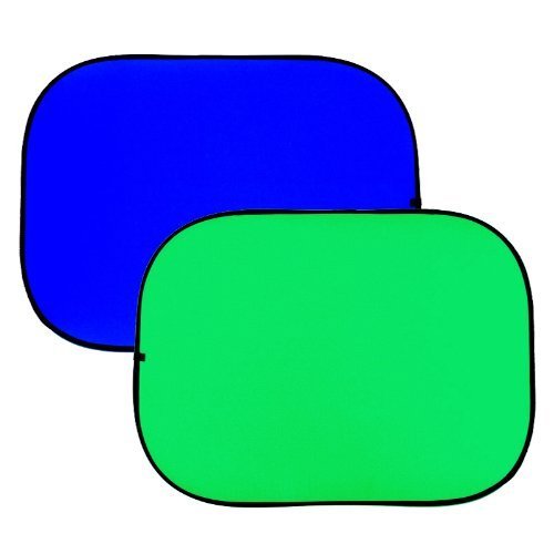 Fancierstudio 2 In 1 Chromakey Green Screen Chromakey Blue Screen Collapsible Backdrop Collapsible Reversible Background 5'X7' Chroma Key Blue/Green By Fancierstudio Re2010 Bg