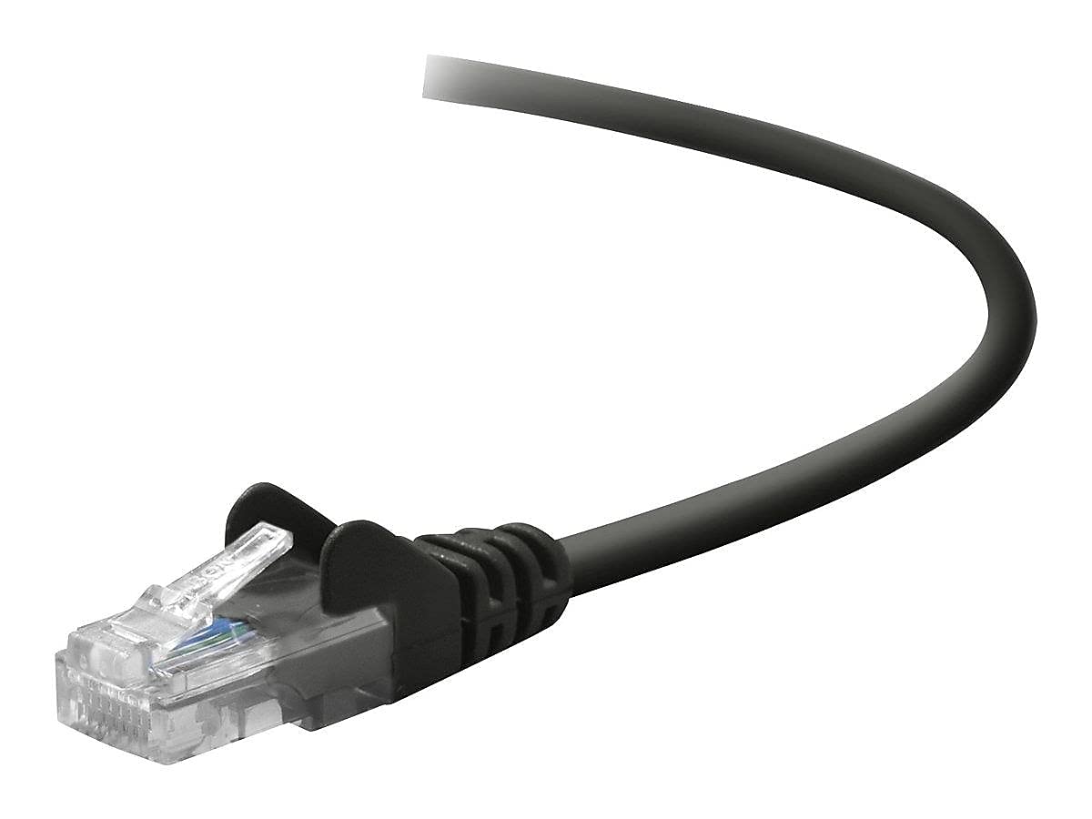 Belkin Snagless Cat5E Patch Cable Rj45M/Rj45M; 7 Black (A3L791B07 Blk S)