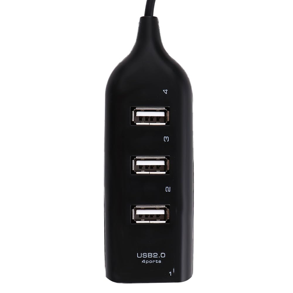 Vctitil 2Pcs 4 Port Usb 2.0 Hub Mini 4 Port Power Adapter Usb Splitter Computer Accessories 4 Port Notebook Receiver Multiple Ex
