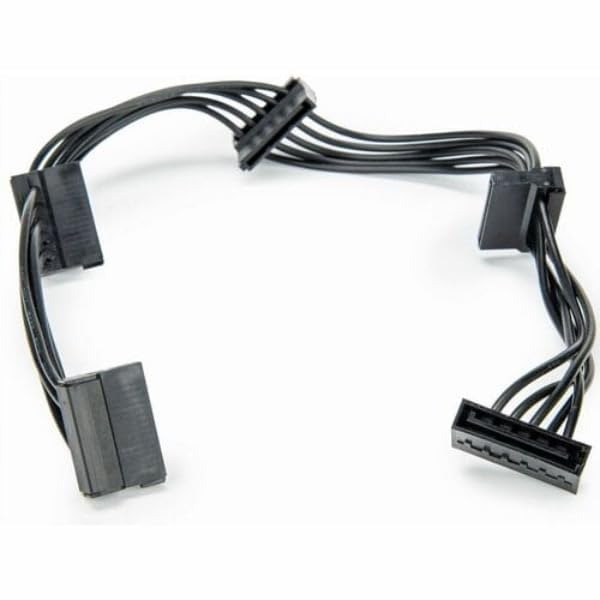 Premium 15.7In 4X Sata Power Splitter Adapter Cable-Connects To 1 Computer Power