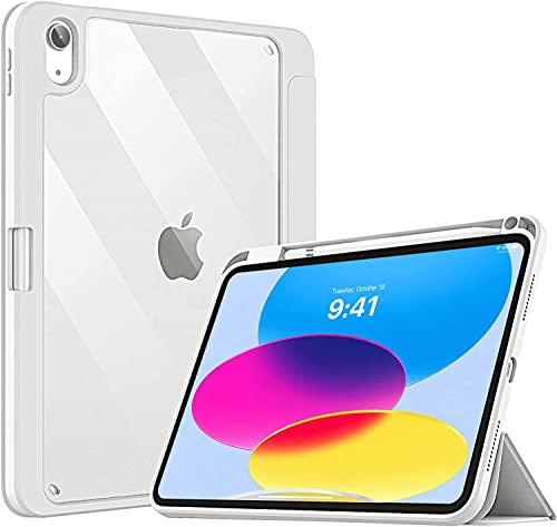 Proelite Case Cover For Apple Ipad (A16) 11Th/10Th Generation (2025/2022), Transparent Case Cover With Pencil Holder For Ipad 11