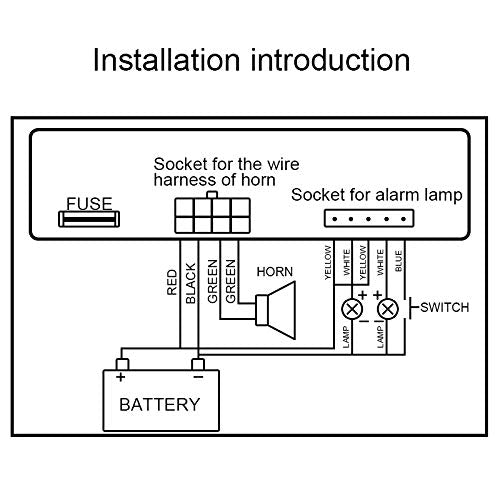 Epathchina Dc12V 400W 8 Sound Loud Car Warning Alarm Police Siren Horn Speaker With Mic System And Remote Control