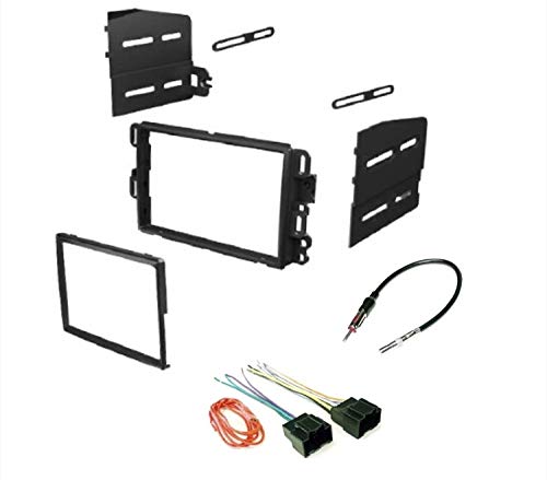 Asc Audio Double Din Radio Dash Kit, Wire Harness, Antenna Adapter Combo For Buick, Chevrolet, Gmc, Pontiac, Saturn, Select 2007