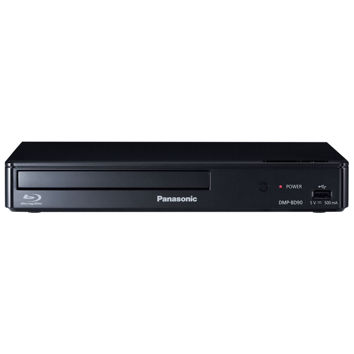 Panasonic Blu Ray Dvd Player With Full Hd Picture Quality And Hi Res Dolby Digital Sound, Dmp Bd90P K, Black