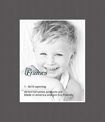 17X21 Cinder / Charcoal Custom Mat For Picture Frame With 13X17 Opening Size (Mat Only, Frame Not Included)