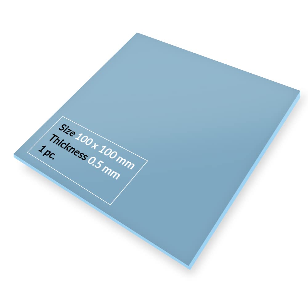 Arctic Tp 3: Premium Performance Thermal Pad, 100 X 100 X 0.5 Mm (Stackable To 2.0 Mm Without Performance Loss), 1 Piece   High