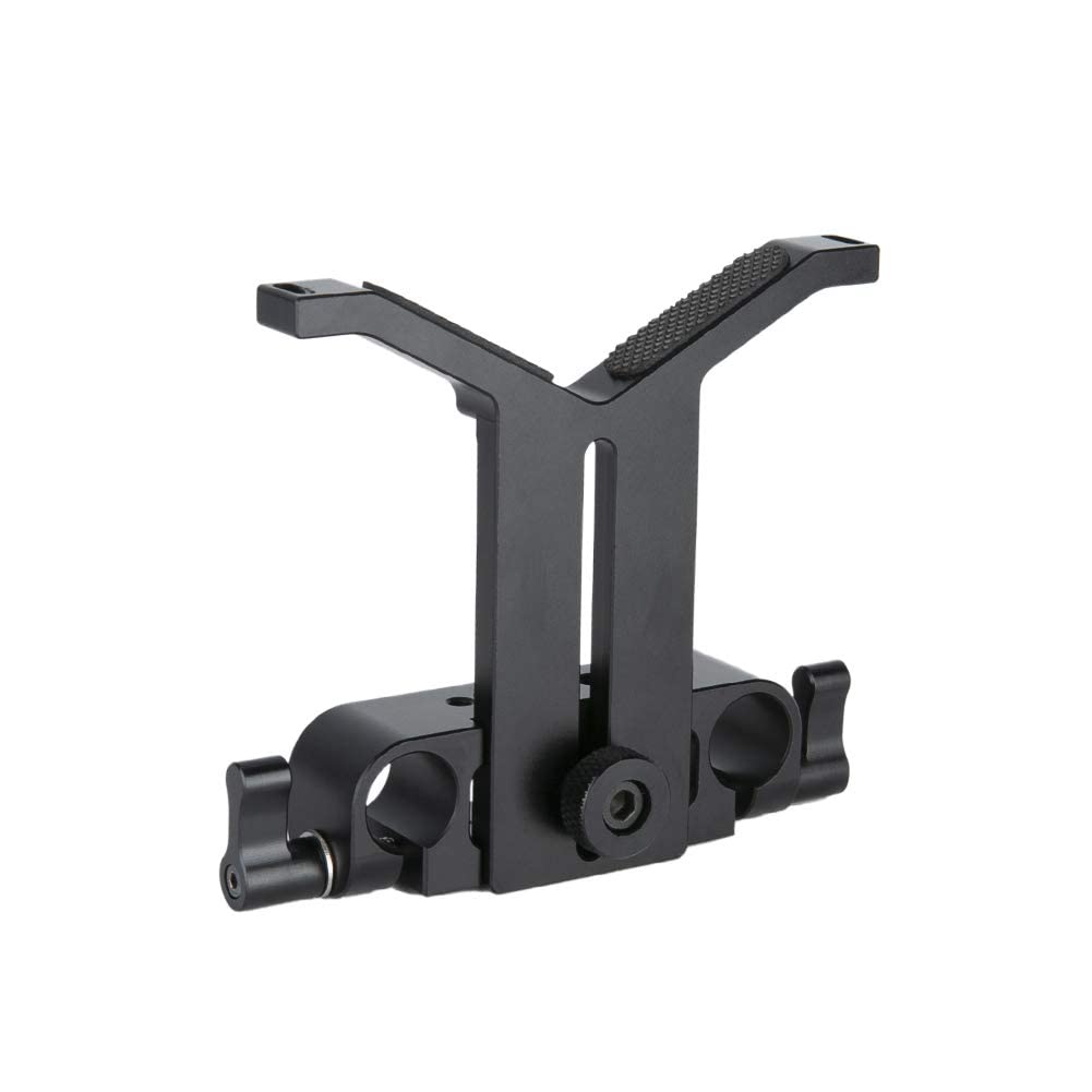 Niceyrig 15Mm Lens Support Bracket Dual Rod Clamp Universal For 50Mm   140Mm Long Lens   2784