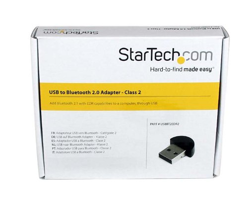 Startech.Com (Usbbt2Edr2) Mini Usb Bluetooth 2.1 Adapter   Class 2 Edr Wireless Network Adapter,Black