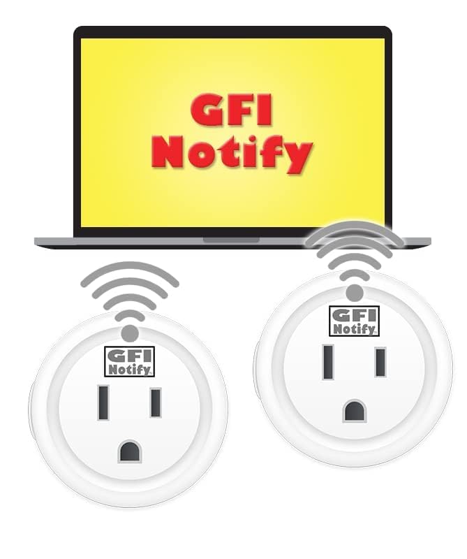 Gfi Notify Power Outage Notification System (2 Smart Plug Bundle)