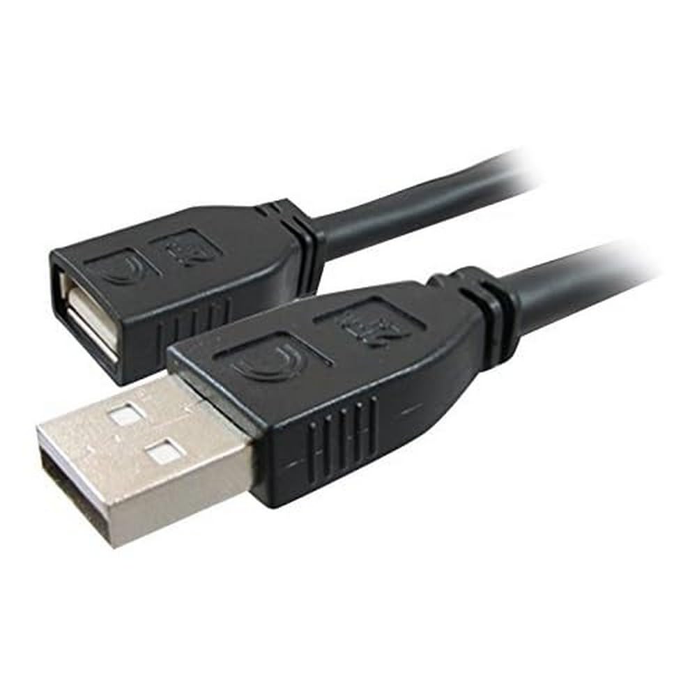 Comprehensive Cable 40 Pro AV/IT Active USB A Male to Female (USB2-AMF-40PROA),Black