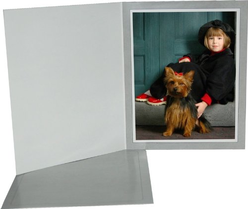 Cardboard Photo Folder 4X6 (Pack 0F 100) Light Gray
