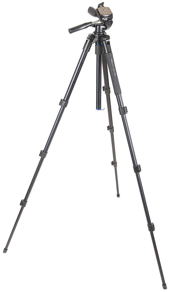 Slik Pro Al 324Dx W/Sh 705E 3 Way Pan Head For Mirrorless/Dslr Sony Nikon Canon Fuji Cameras And More   Black (613 358)