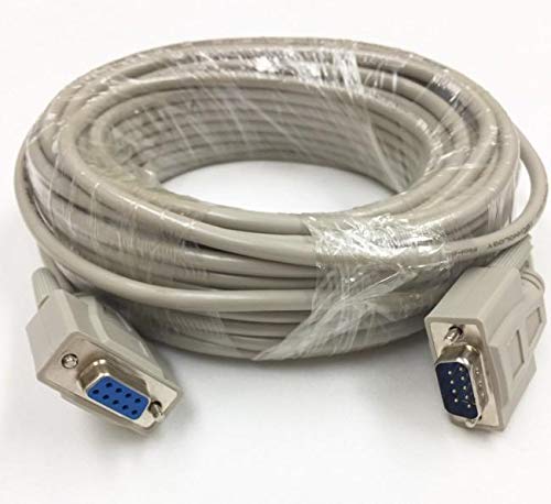 3 Foot Db9 Male To Female Rs232 Extension Serial Cable   28 Awg Shielded