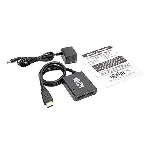 Tripp Lite B118 002 Uhd 2 Port 4K Hdmi Splitter For Ultra Hd Video With Audio