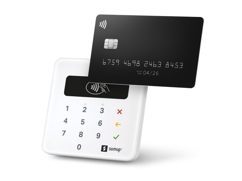 Sumup Plus Card Reader, Bluetooth   Nfc Rfid Credit Card Reader For Smartphone