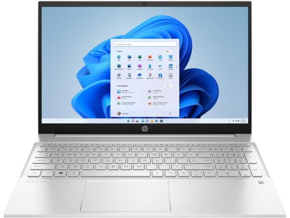 HP Pavilion 15 Laptop, 12th Generation Intel Core i7 1255U Processor, 32 GB RAM, 1 TB SSD, 15.6' Full HD Display, Fingerprint Reader, Wi Fi & Bluetooth, HD Webcam,Backlit Keyboard,Windows 11 Pro