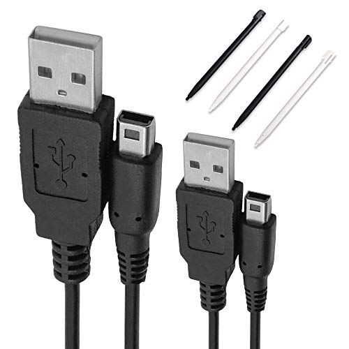 Dsi Usb Charger Cable Kit, Ac Power Adapter Charger Cable And Stylus Pen For Nintendo Dsi, Wall Travel Charger Power Cord Chargi