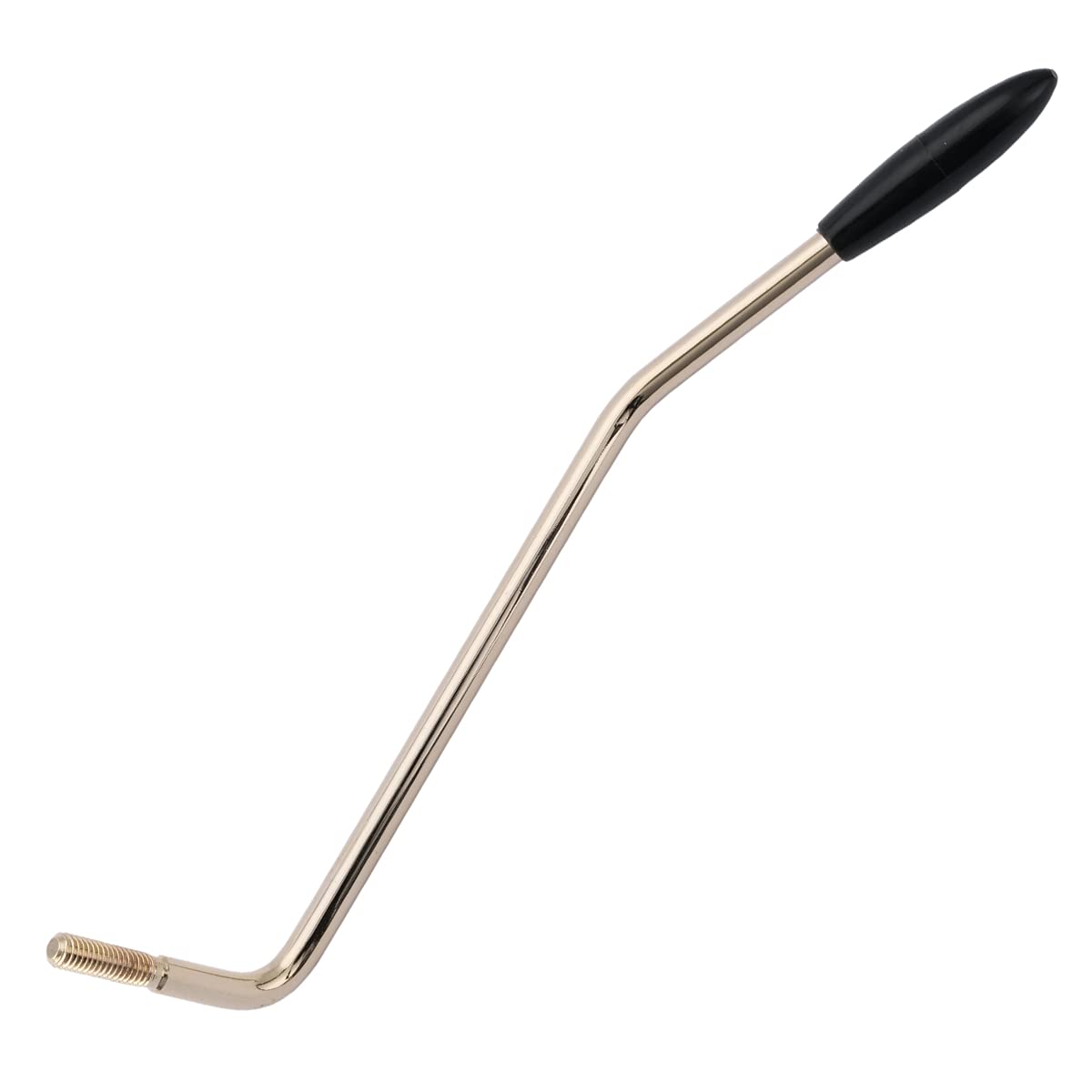 Musiclily Pro Unf #10 32 4.8Mm Thread In Steel Tremolo Arm Whammy Bar Vibrato Arm For Strat Style Electric Guitar, Gold With Bla