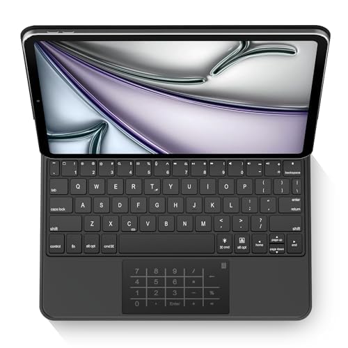 edaiser Wireless Magic Keyboard Case for iPad Air 11-inch M2 2024, iPad Pro 11 (4th/3rd/2nd/1st), iPad Air 5th 4th Generation: M