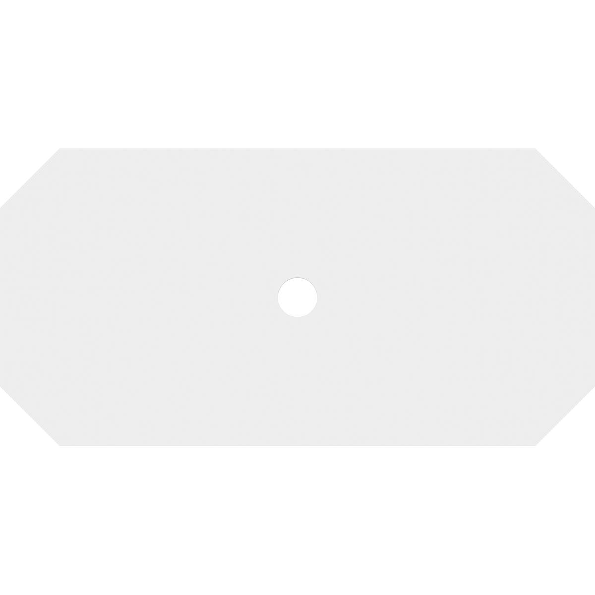 Ekena Millwork Cmp30X15Ed 02000 Emerald Architectural Grade Pvc Contemporary Urethane Ceiling Medallions 30''W X 15''H X 2''Id X