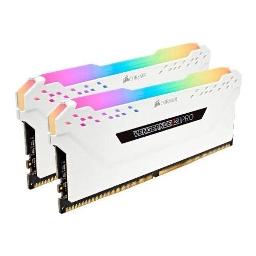 Corsair Vengeance Rgb Pro 32Gb (2X16Gb) Ddr4 3200 (Pc4-25600) C16 Desktop Memory - White (Cmw32Gx4M2E3200C16W)