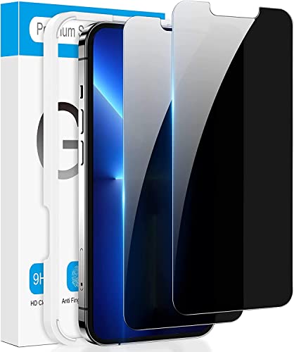 Fotbor For Iphone 14 Plus & Iphone 13 Pro Max Privacy Screen Protector, 2 Pack Privacy Screen, Anti Spy Tempered Glass Film With Easy To Install Kit, 6.7 Inch