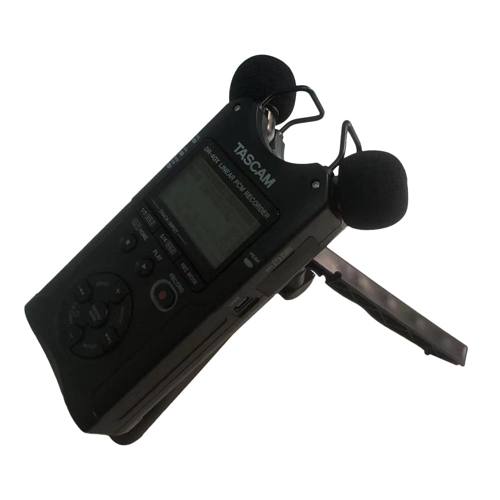 Vieryciy Dead Cat Wind Muff For Tascam Dr40 Dr07 Headset Windscreen Microphone Foam Covers For Tascam Dr40X Dr07X (Black)