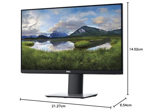 Dell P2419H 24 Inch Led Backlit, Anti Glare, 3H Hard Coating Ips Monitor   (8 Ms Response, Fhd 1920 X 1080 At 60Hz, 1000:1 Contr