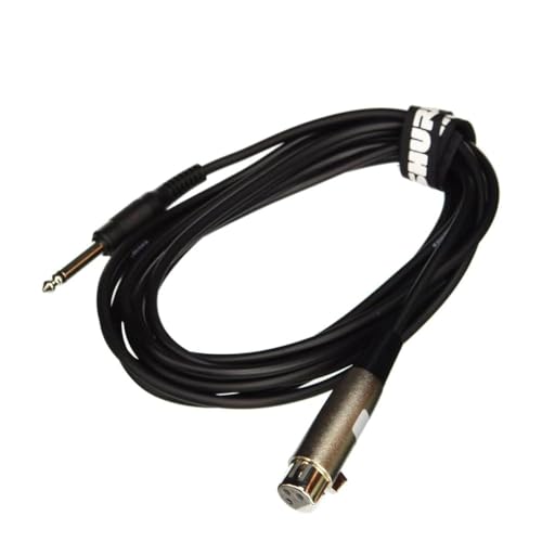 Shure C20Ahz 20-Feet Cable With 1/4-Inch Phone Plug On Equipment End (Pin 2 Hot)