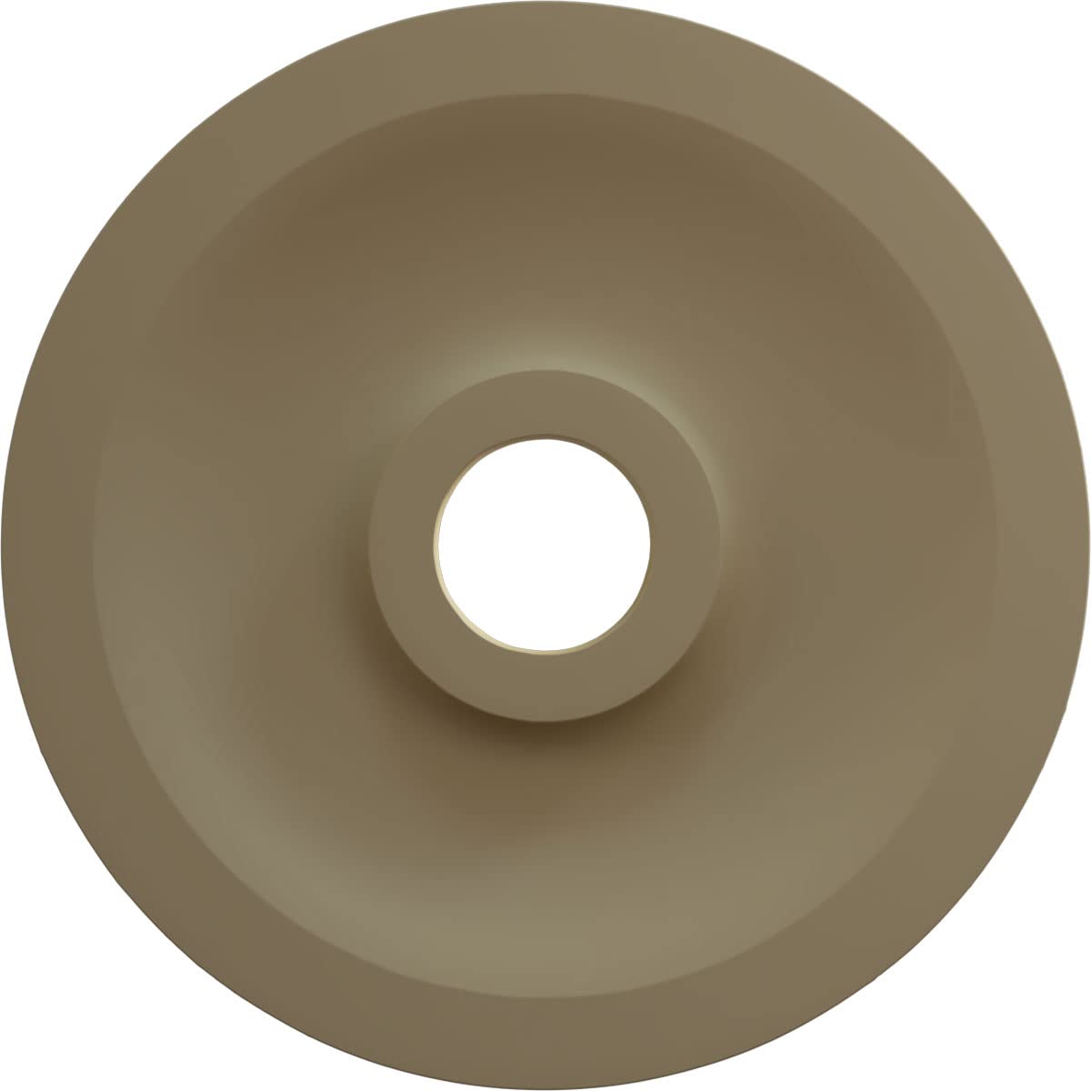 Ekena Millwork Cm20Be1Shf Berkshire Ceiling Medallion, 20 1/8''Od X 3 7/8''Id X 1 7/8''P, Hand Painted Stone Hearth