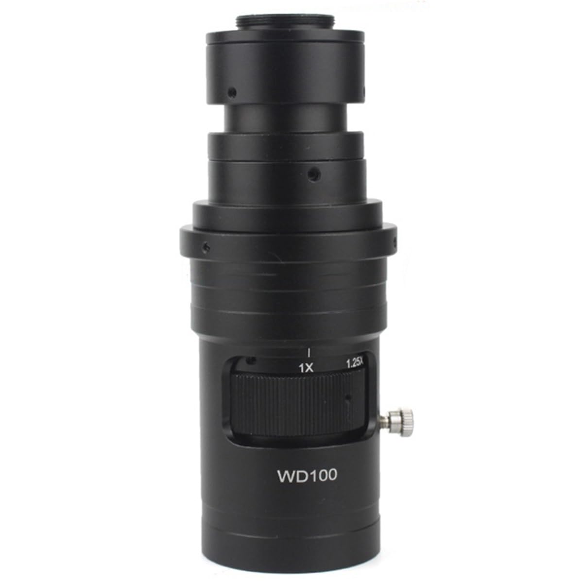 ZTBH Microscope Accessories Kit, Adjustable Magnification 100X-500X, Zoom C Mount Lens for USB Microscope Camera, Plastic, LED L