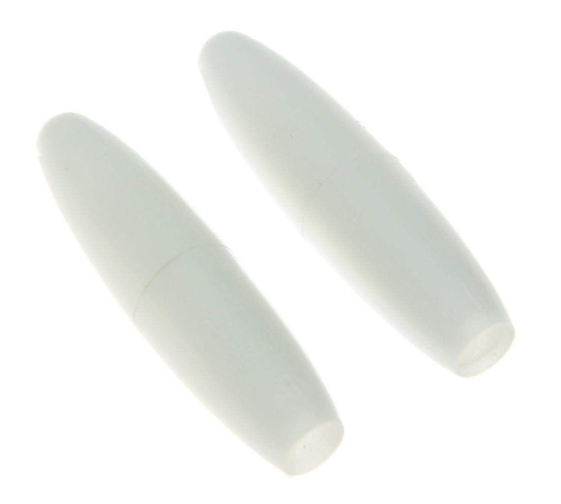 Dopro 2Pcs 5Mm St Strat Guitar Tremolo Trem Arm Tip Whammy Bar Cap For Stratocaster White