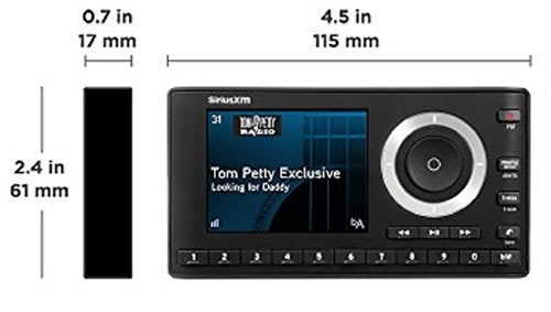 Siriusxm Sxpl1V1 Onyx Plus Satellite Radio With Vehicle Kit, Receive 3 Months Free Service With Subscription     Enjoy Siriusxm