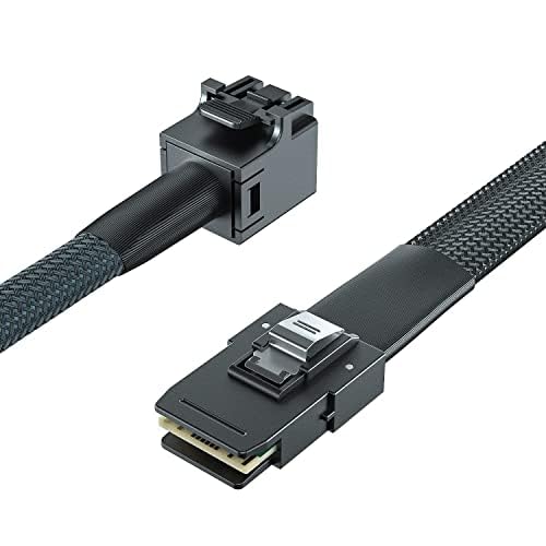 10Gtek# Internal Mini Sas Hd Sff 8643 To Mini Sas Sff 8087 Cable, 0.3 M(0.98Ft)
