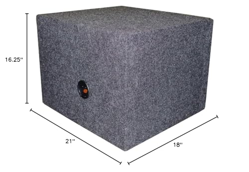 *Sbass15* Empty Woofer Box Qpower; (1)15'' Slot Ported